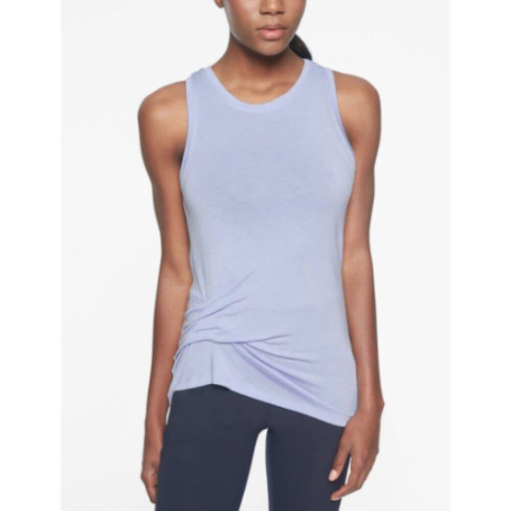 Athleta Threadlight Twist Tank Top In Periwinkle